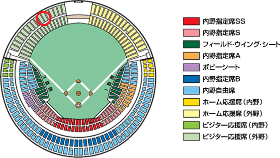 5月6日の観戦予定場所