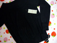 サンガ黒ニット