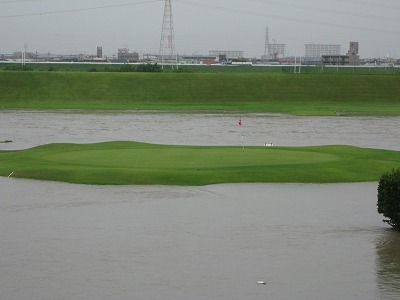 庄内川　浮島