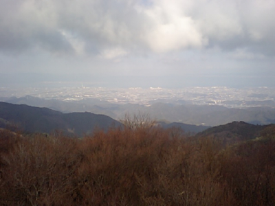 和泉葛城山からの眺め