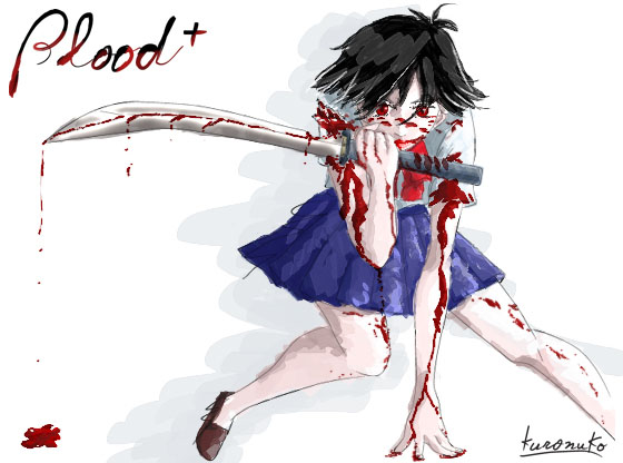 Blood 小夜のillustと米国adult Swimで始まったblood のdub版の感想 ぬこまとillust自由帳 W 楽天ブログ