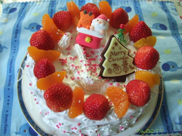 手作りクリスマスケーキ２００９