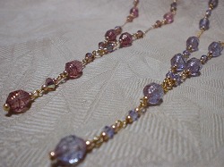 ダブルフェイスＹ字ネックレス２