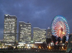 赤レンガ倉庫途中夜景