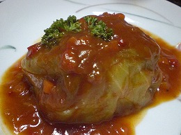 ロールキャベツ　トマトソース