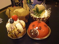 プチールのケーキ