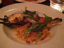 天然大海老のタリアテッレ・・・