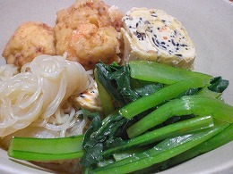 海老しんじょうの煮物