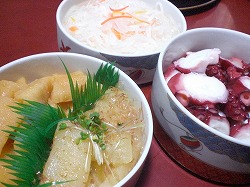 なます・酢だこ・数の子