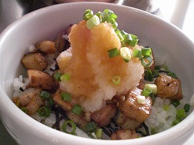 炙りチャーシュー御飯