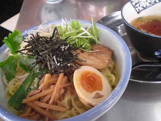 冬の味噌つけ麺