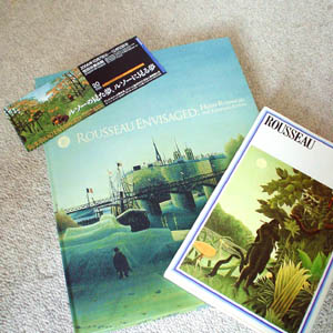 チケット、展覧会図録、新潮美術文庫「ルソー」