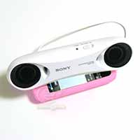 iPhoneをアクティブスピーカーにつなげる 2