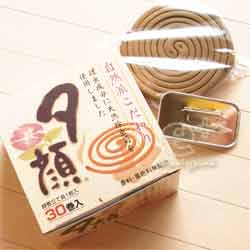 国産 無添加・無香料・無着色蚊取り線香「夕顔」30巻入