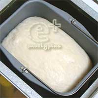 ホシノ丹沢酵母でオレンジ食パン - ＨＢのパンケースで二次発酵完了時