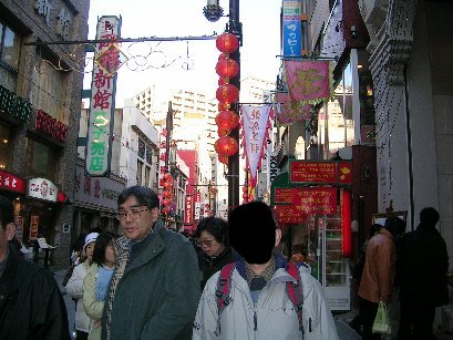 中華街の賑わい