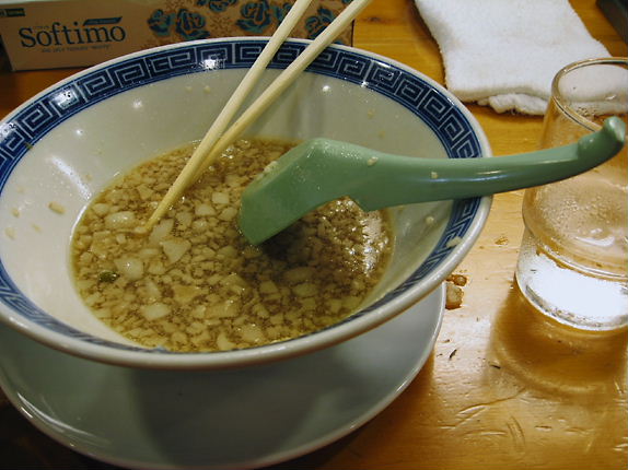 ラーメン完食