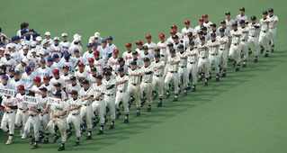 日大一高。行進2