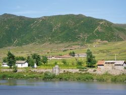北朝鮮の農村
