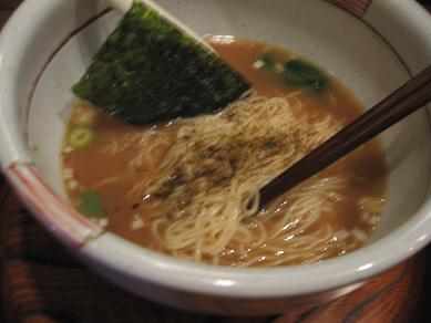 麺屋じゃんご（替玉細麺）.JPG