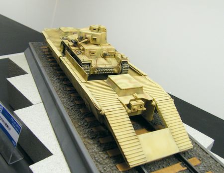 トランペッター38(t)戦車貨車.JPG