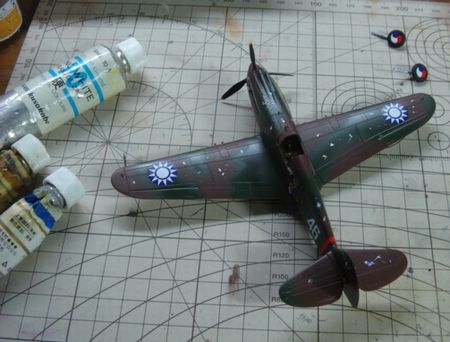 トランペッター　172 P-40BC キティーホーク08.JPG