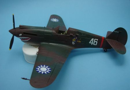 トランペッター　172 P-40BC キティーホーク10.JPG
