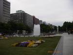 東西に伸びる大通公園