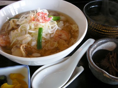 2009年10月【昼食】箱根・桜井茶屋で海鮮湯葉丼