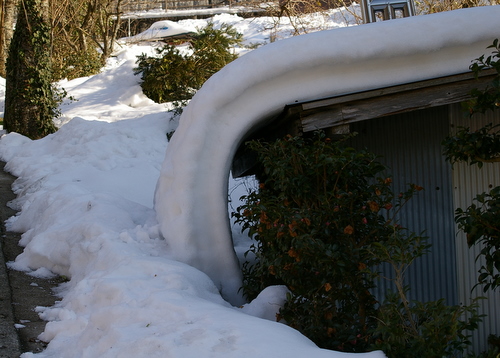 蒜山・湯原雪景色