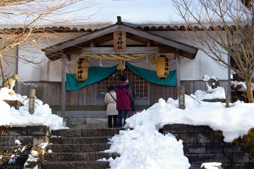 蒜山・湯原雪景色