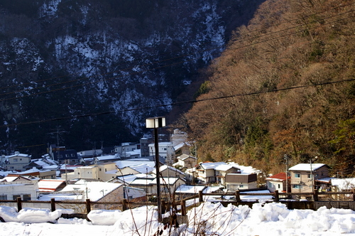 蒜山・湯原雪景色