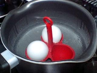 エッグポーチャーでゆで卵