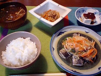 2009.07.28あじ南蛮＆切干し大根＆ごま豆腐3