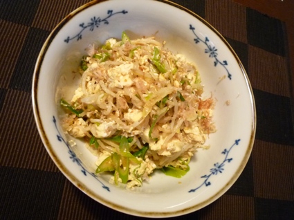 2010.8.09もやしと豆腐のチャンプルー4