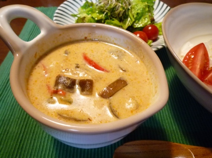 2010.6.17レッドカレー&サラダ7