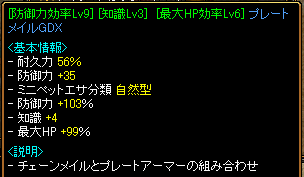 新しい鎧