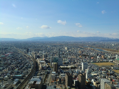 岐阜シティタワー４３からの眺め