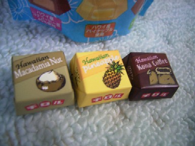 チロルチョコのハワイバージョン♪