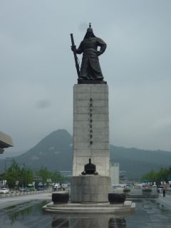 7月14日韓国旅行-光化門広場