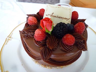 本日のケーキ ホテルオークラ東京ベイ チョコレートケーキ ４号 Hana Hana World 楽天ブログ