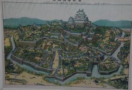 姫路城鳥瞰図