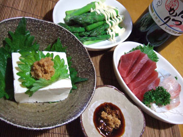 夕食