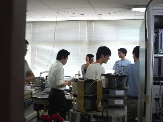 オープンキャンパス　上野芳康研究室　20100718