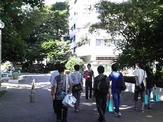 オープンキャンパス　キャンパスツアー　20100718