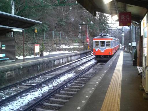 2010年2月　宮の下の電車