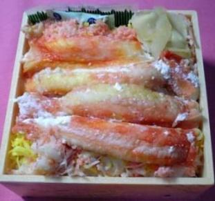 蟹寿司弁当