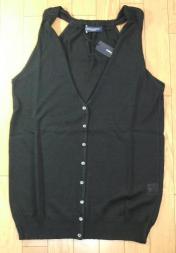 キャサリンハーネル　ニットロングベスト　