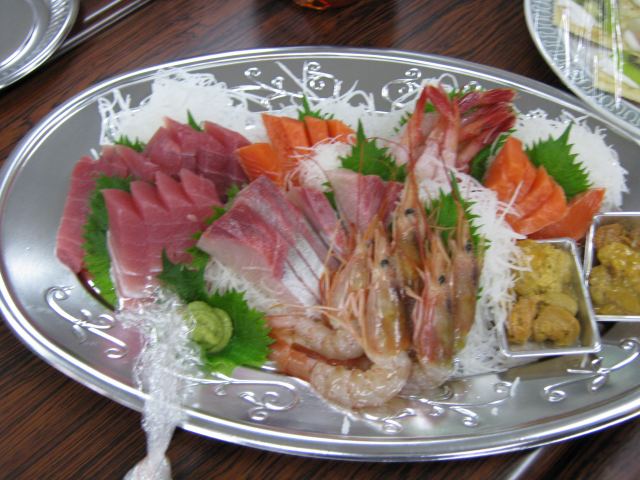 忘年会刺身です。
