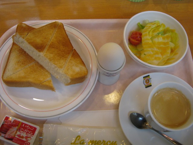 ２７日盛岡駅モーニングセット